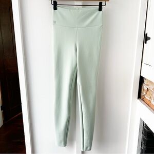 WOLFORD green warm up leggings